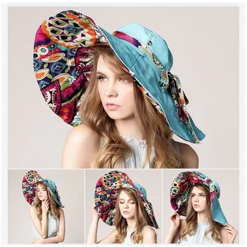 

Ms Elastic Waist Chains Bienvenu Womens Large Brim Floppy Foldable Roll up UPF 50+ Beach Sun Hat Fashion Adjustable outdoor