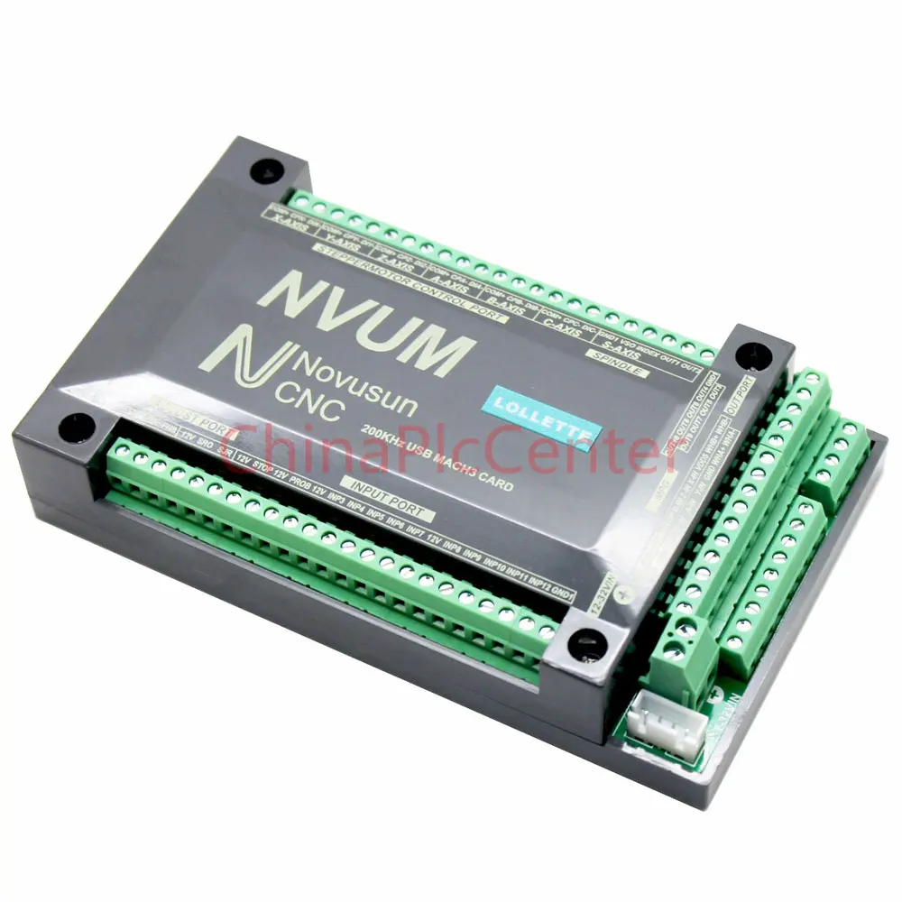 NVUM V2 4 осевой контроллер с ЧПУ MACH3 USB интерфейсная плата карта 300 кГц для шагового