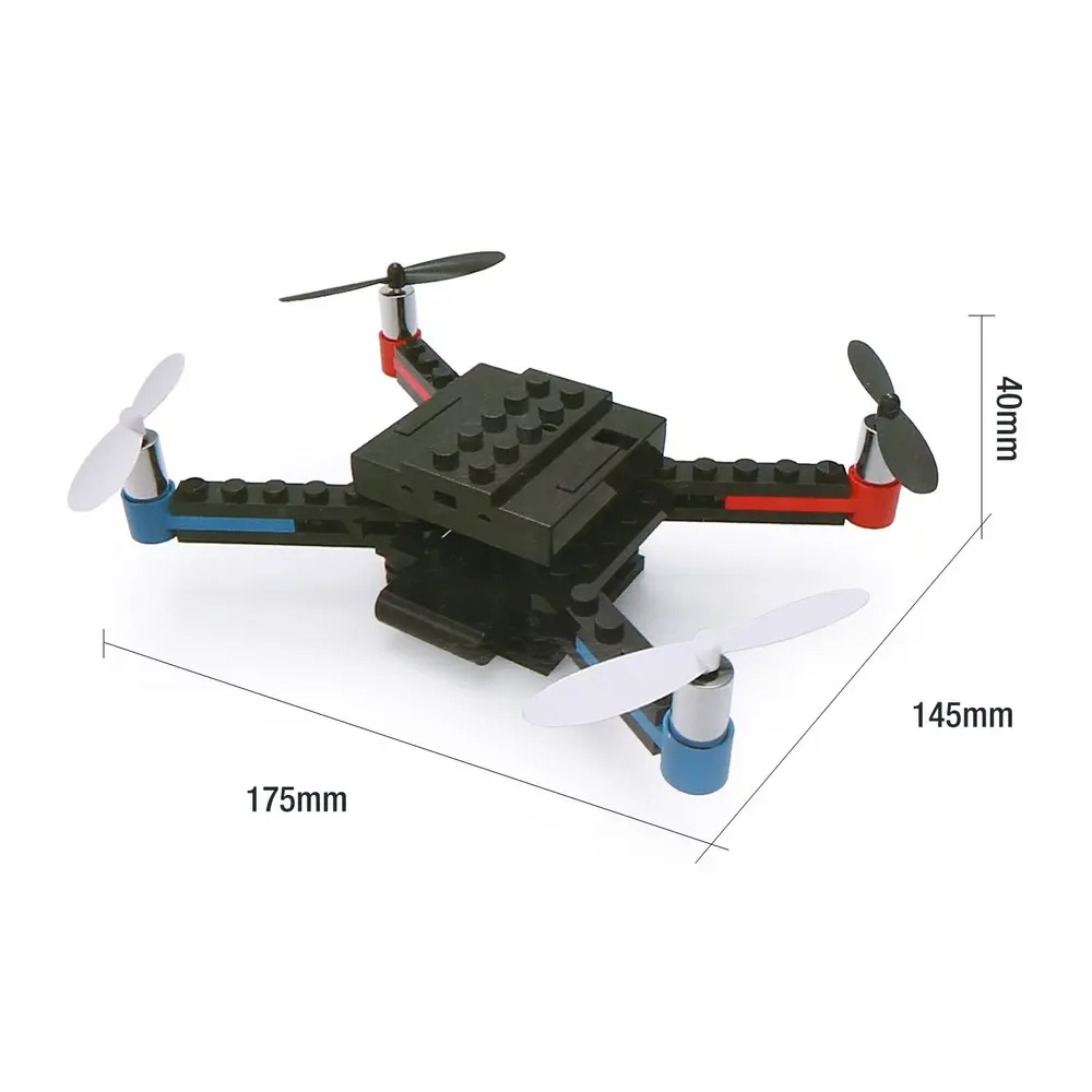 L222 мини микро RC строительный блок 3D кирпичи RC Квадрокоптер беспилотный самолет БПЛА с переворачивающимся безголовым режимом DIY для начинающих Рождественский подарок