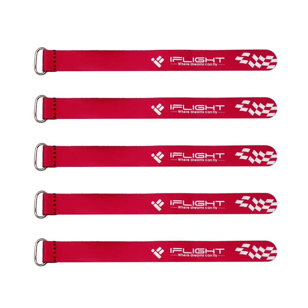 

iFlight 1.5*15CM/15*150mm 150mm length red Battery strap belt with Metal Key for FPV Rc Racing Frame kit