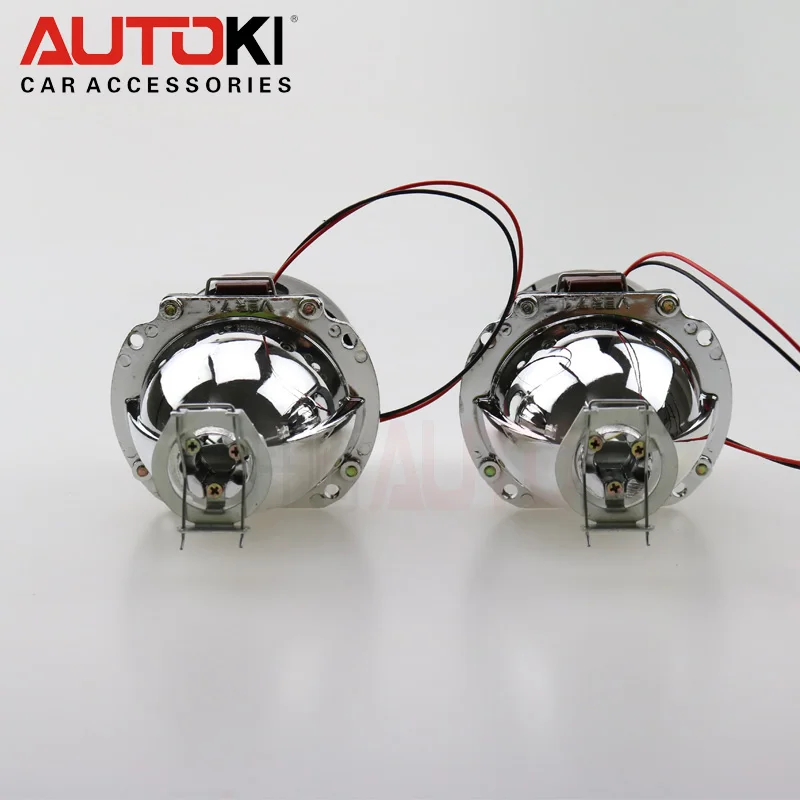 autoki Модернизированный 2 шт. 2,5 дюймов H1 мини 7,1 спрятанный проектор bixenon LHD RHD для автомобильных фар H1 H4 H7 H11 9005 9006