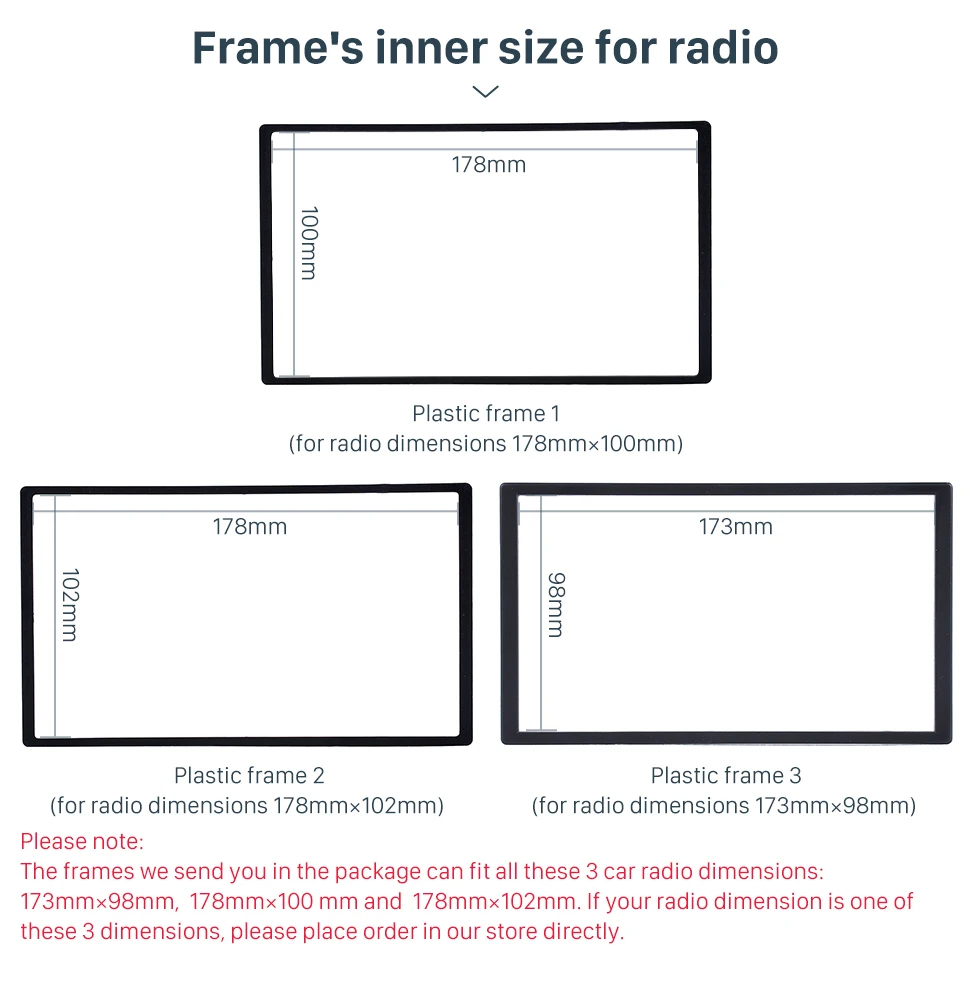 Зазор Seicane Автомобильная Радио Рамка для 2006 Mitsubishi Lancer IX 173*98 178*100 178*102 мм
