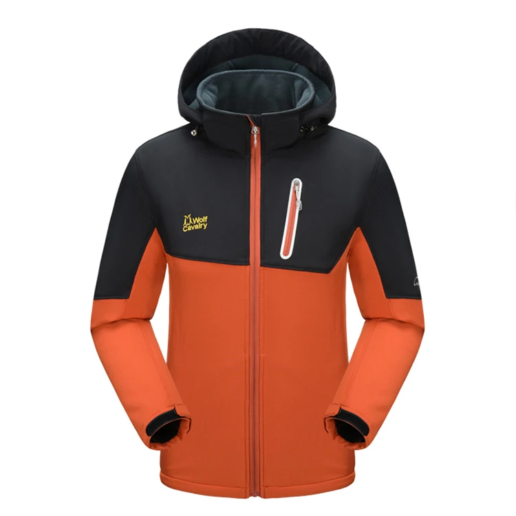 

CavalryWalf Men Winter Softshell Fleece Jackets Outdoor Sports Windbreaker Warm Camping Trekking Hiking Ski Fishing Brand Coats