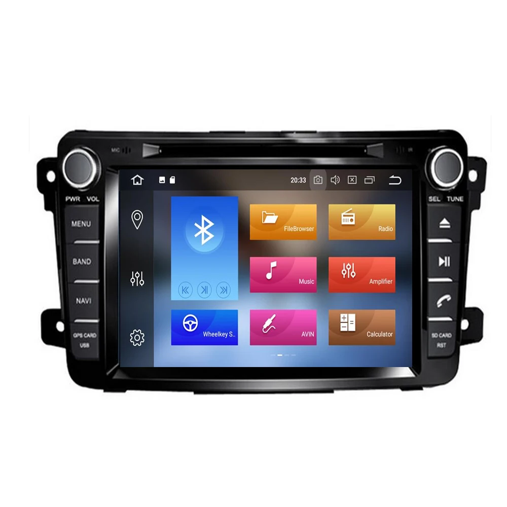 2Din Android 10 для Mazda CX9 автомобильный dvd-плеер 8 &quotGPS навигация 4G + 32G телефонная связь