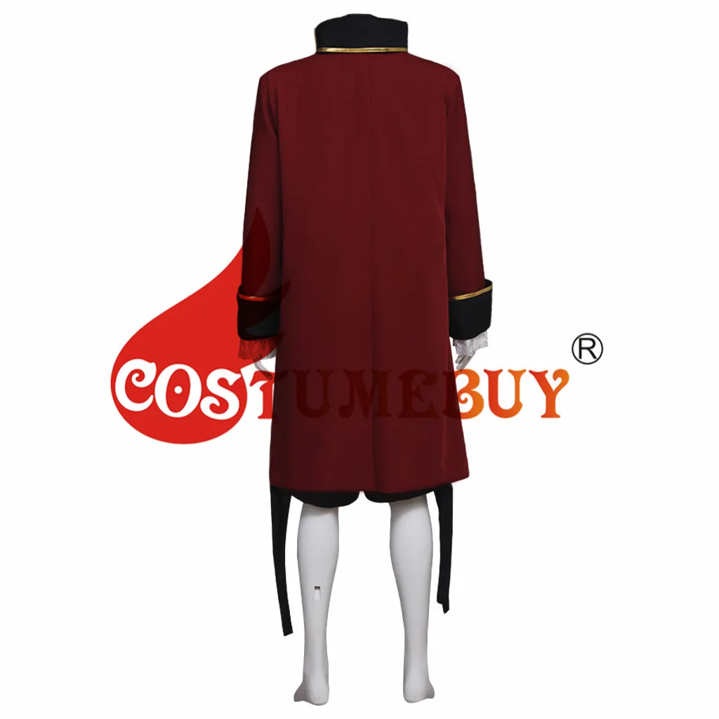 CostumeBuy Пираты Карибы косплей Капитан Джеймс Кук Косплей Костюм для взрослых мальчиков Хэллоуин нарядный костюм L920