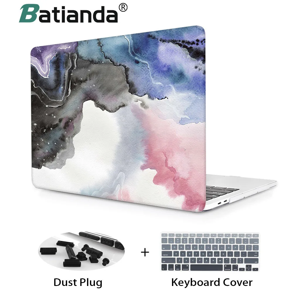 Премиум чехол с масляной печатью для Macbook Air 11 a1465 air 13 A1932 Жесткий Чехол для Macbook Pro 13 1" A1707 A1708