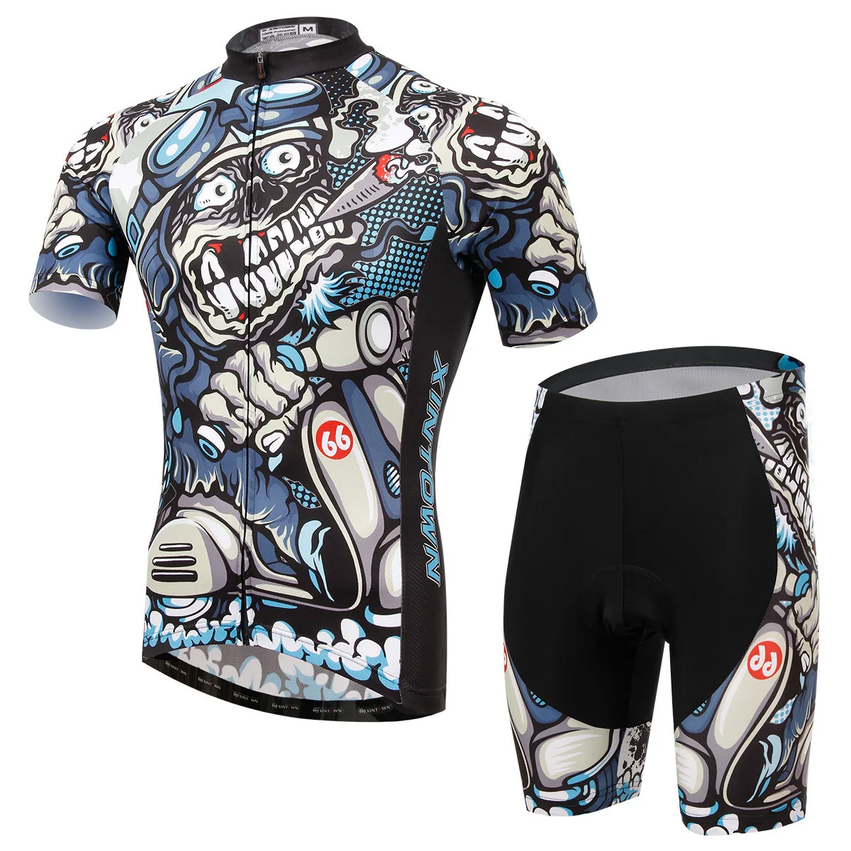 Cycling Jersey Sets Short Sleeve Breathable MTB Bicycle Clothes Men ...