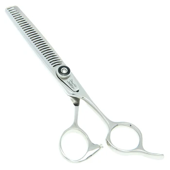 

6.0" High Quality Salon Hairdresser's Hair Thinning Scissors Double Size Teeth Thinning Shears 9CR Steel Barber Scissor LZS0476