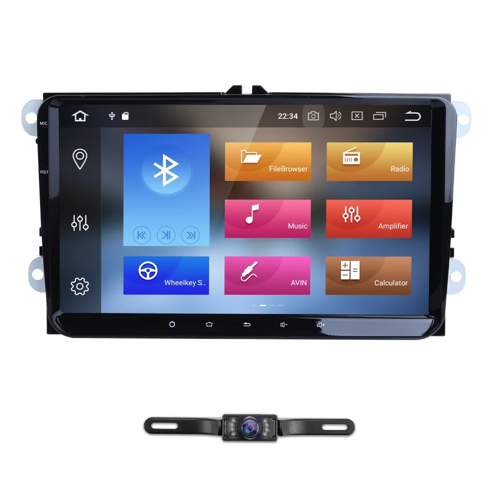

Hizpo 9' 2Din Android 8.0 Car Stereo No DVD Player For VOLKSWAGEN GOLF PASSAT AMAROK TIGUAN POLO SKODA SEAT WIFI 4G GPS RDS DDR3