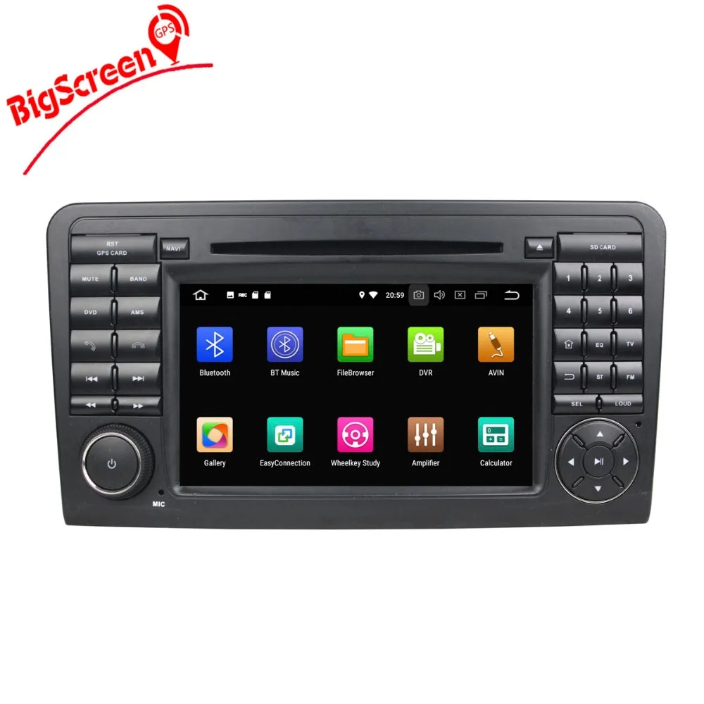 Flash Deal 2 Din Android 8.0 Car Radio GPS Navi For Mercedes Benz ML W164 ML350 ML500 GL X164 GL320 IPS Unit stereo RAM 4GB+32GB 8 Core 5