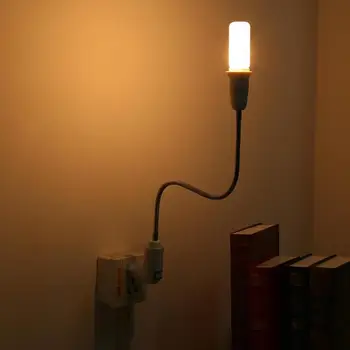 

E27-E27 Lamp Flexible Extension Adapter Converter LED Bulb Lamp Lighting Elongation Holder 19.5cm 29.5cm 39.5cm 49.5cm Lamp Base