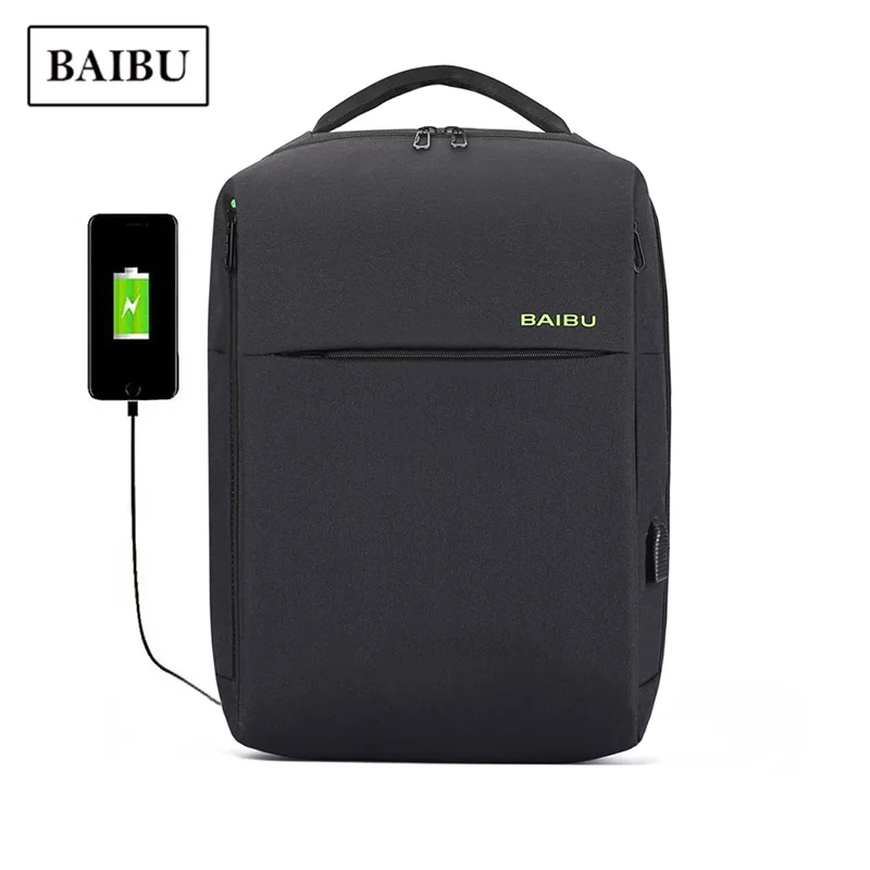 

Backpack Men Trendy Fashion Anti-theft Business Computer Bag Pack USB Charge Technology Cool Travel Bag Large Capacity Schoolbag