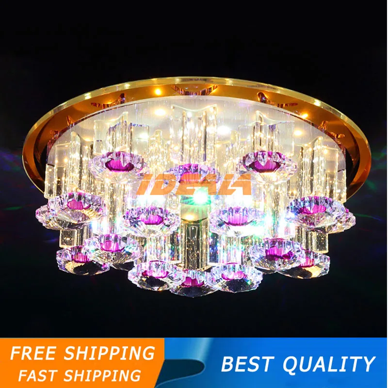 led aisle lights crystal entrance lights Crystal Ceiling Lights Clear