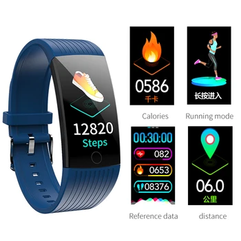 

Smart Band IP67 Waterproof Smart Wristband Heart Rate Monitor Pedometer Bracelet Fitness Tracker Smartband for Android and IOS
