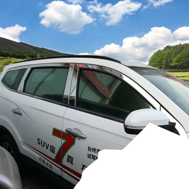 

Lsrtw2017 Stainless Steel Car Window Decorative Strip for Lifan X7 2016 2017 2018 2019 2020