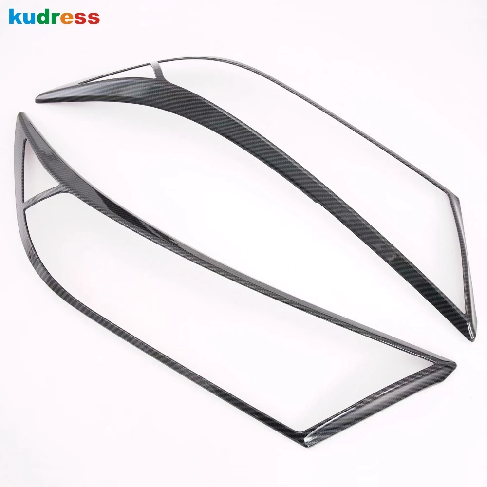 

For Toyota RAV4 RAV 4 2019 2020 ABS Chrome Car Front Headlamp Protection Head Light Headlight Cover trims accessories Styling