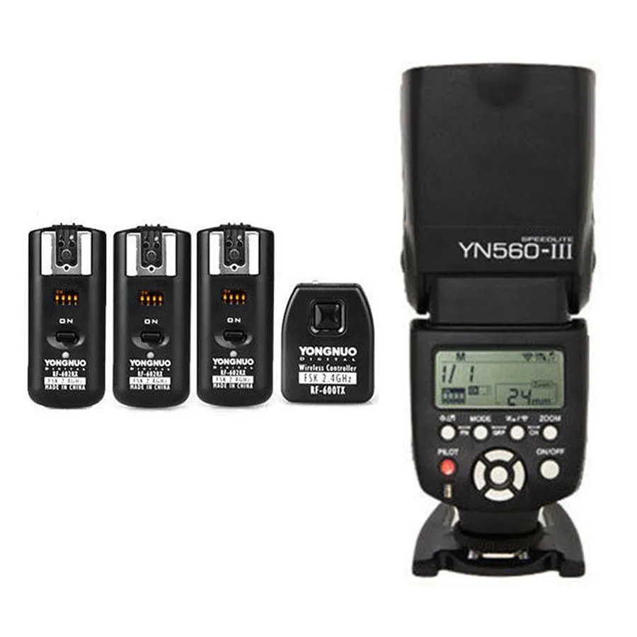 Yongnuo-YN-560-iii-YN560-III-Flash-Speedlite-For-Canon-RF-602-Wireless-Flash-Trigger-1