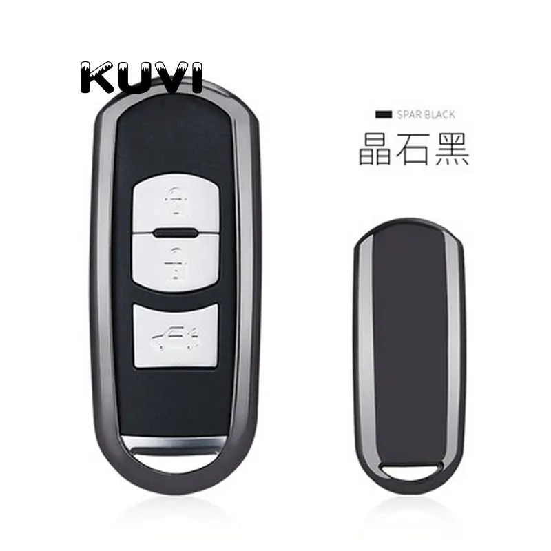 

Car Smart Key Shell Cover Bag Key Case For Mazda 3 6 CX5 CX7 323 626 Familia Accessories Key Wallet