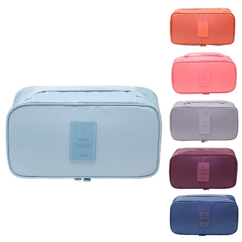

Storage Bags Family Organizador Moistureproof Waterproof Travel Accessories Nylon Save Space Antibiosis Underwear Bra Bag