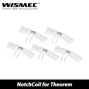 

100% Original Wismec Theorem Notch Coil with Cotton Replacement NotchCoil Head For wismec Theorem RTA Atomizer