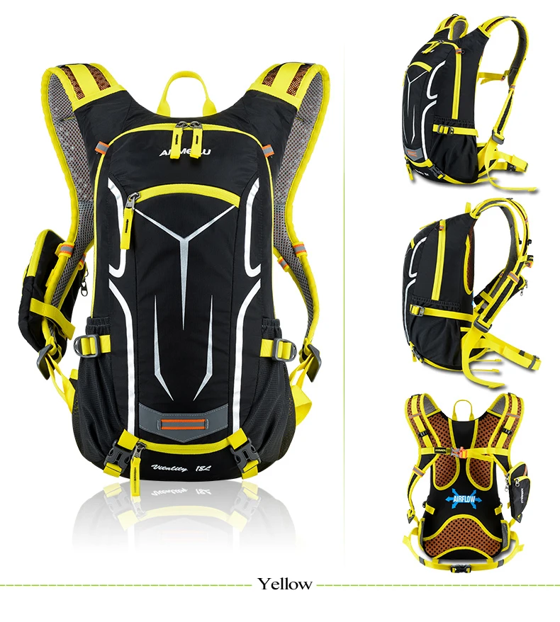 Excellent Anmeilu 18L Cycling Hydration Backpack Waterproof Nylon Bicycle Bag With Rain Cover Bike Water Bag Climbing Hiking Shoulder Pack 29 Excellent Anmeilu 18L Cycling Hydration Backpack Waterproof Nylon Bicycle Bag With Rain Cover Bike Water Bag Climbing Hiking Shoulder Pack 29