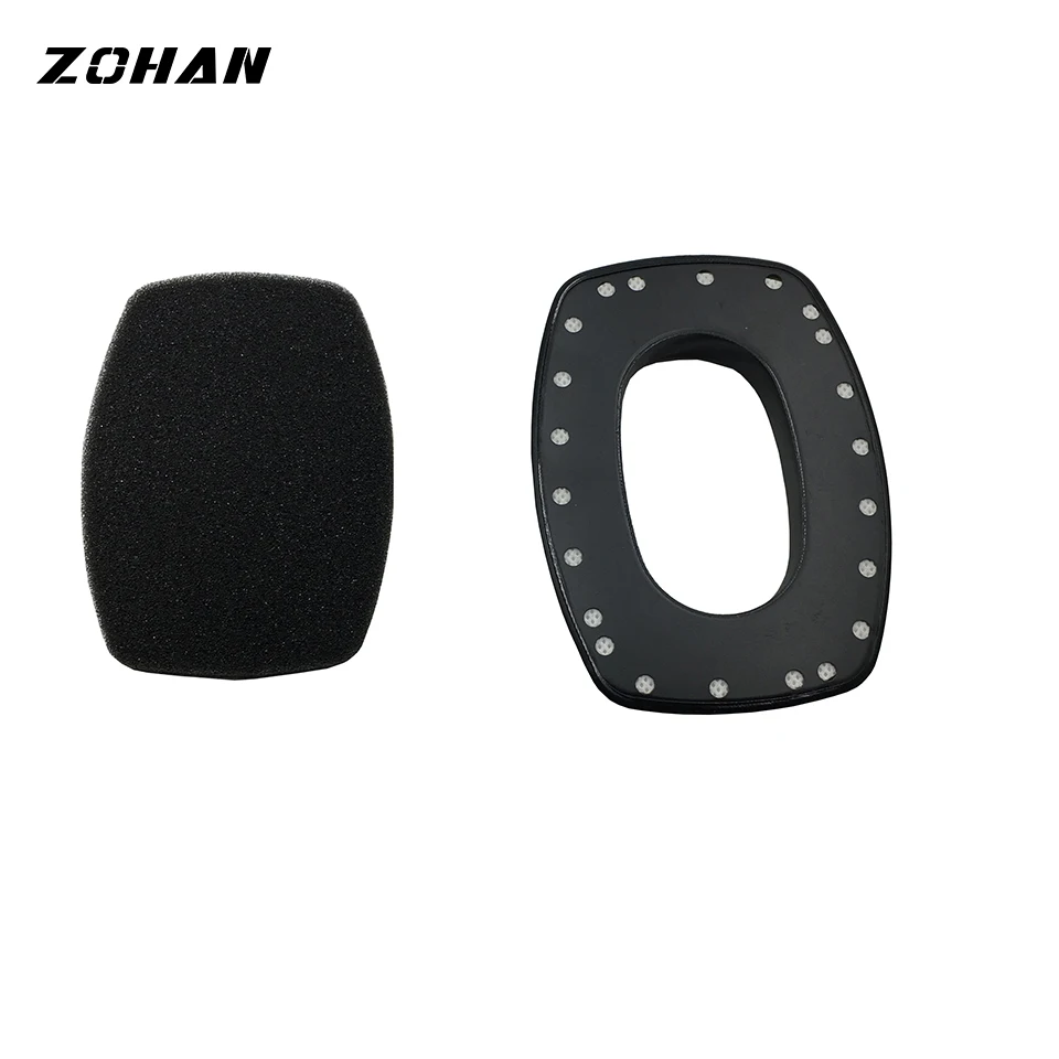 ZOHAN Replacement Ear Cup Cushions For Hearing Protector Applicable To Howard Light Impact Electronic Shooting Earmuff 2 pair