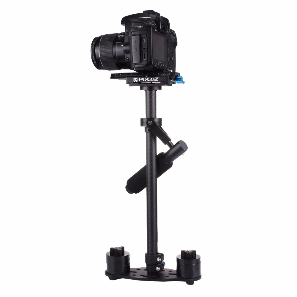 YELANGU S60T Professional Portable Carbon Fiber Mini Handheld Camera Stabilizer DSLR Camcorder Video Steadicam