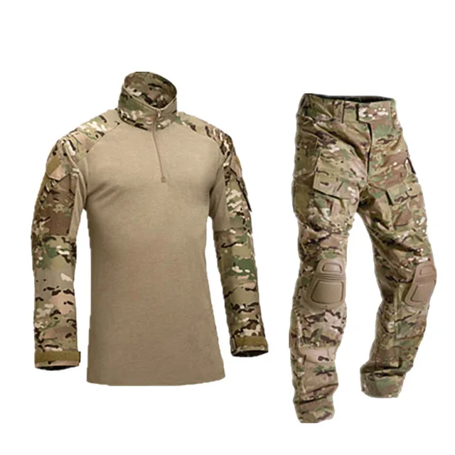 Men's Combat Uniform Shirt Pants Suit BDU Military Tactical Army Sets Cargo SWAT 