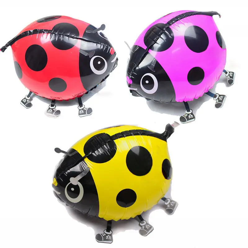 Ladybug Inflatable Foil Walking Balloon Helium Kids Birthday Party Lady Beetle