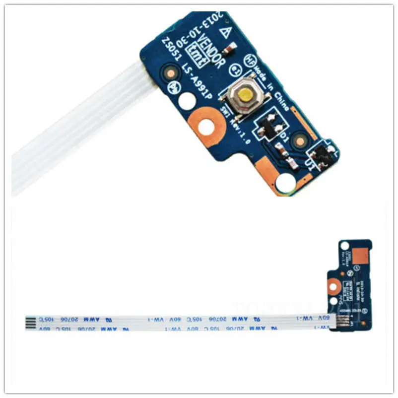 

For HP 250 G3 15.6" LS-A991P Power Button Switch Board With Flex Ribbon Cable