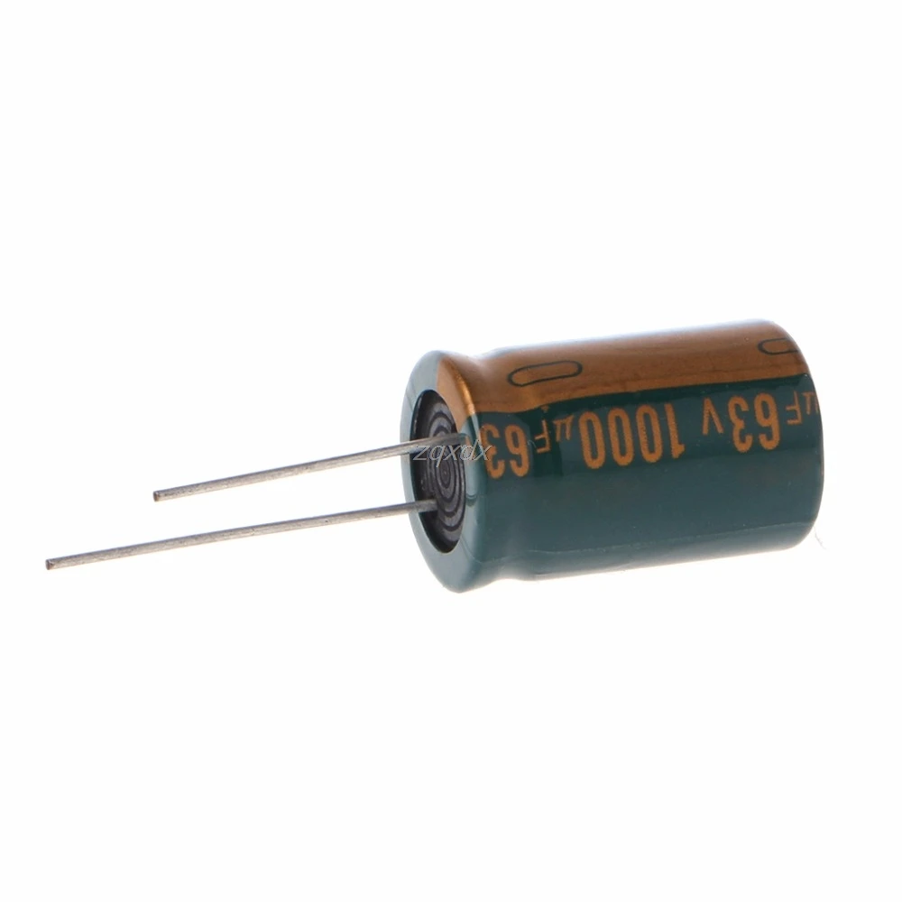 

63V 1000uF Capacitance Electrolytic Radial Capacitor High Frequency Low ESR JAN10 Whosale&DropShip