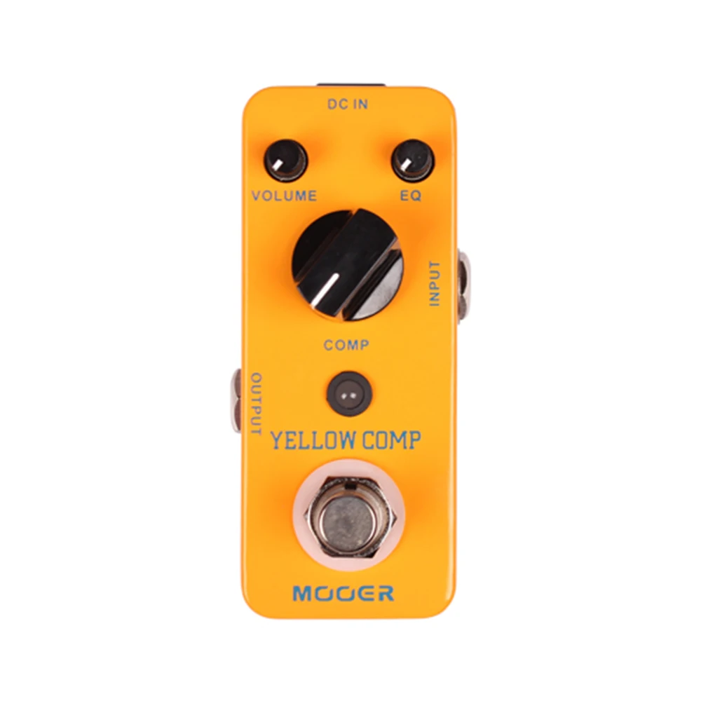 Mooer Yellow Comp MCS2 Guitar Effect Pedal True bypass Micro Mini