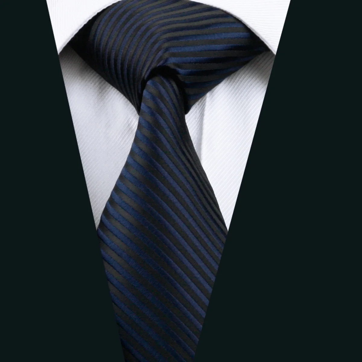 mens black silk ties