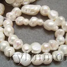 10x18-12x23MM натуральный белый необычный жемчуг