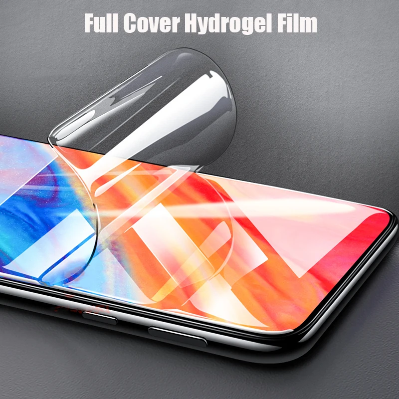 

For Xiaomi 9 8 Lite Mix 3 Max 3 PocoPhone F1 Full Cover Soft Hydrogel Protective Film Screen Protector For Redmi Note 7 6 5 Pro