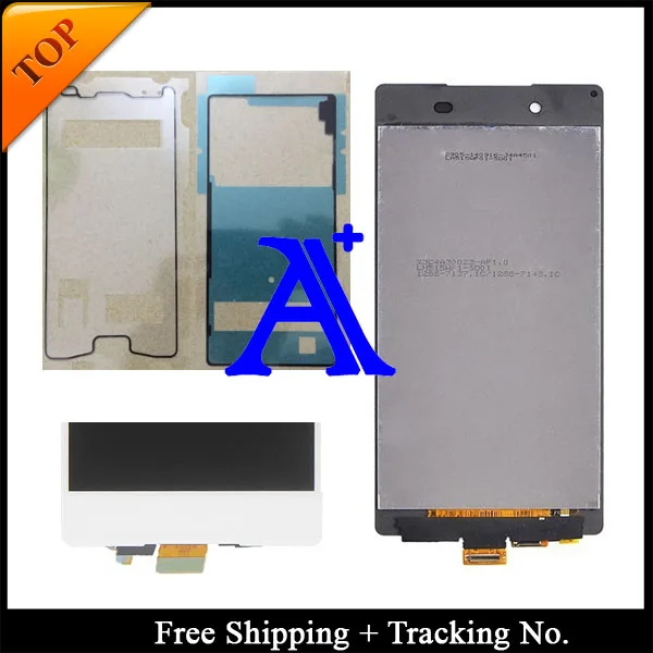 

Free Shipping + Tracking No.+Full set Glue 100% tested original For Sony Xperia Z3 L55T D6603 LCD Screen  Assembly-white/black