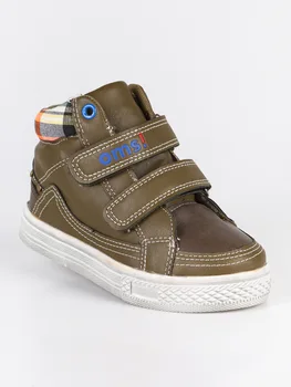 

High top sneakers with tear