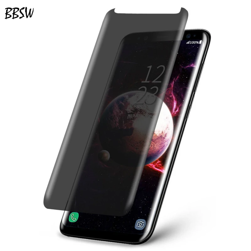 JGKK чехол стекло для Samsung Galaxy S8 S8Plus накладка конфиденциальности 3D Анти ползучий