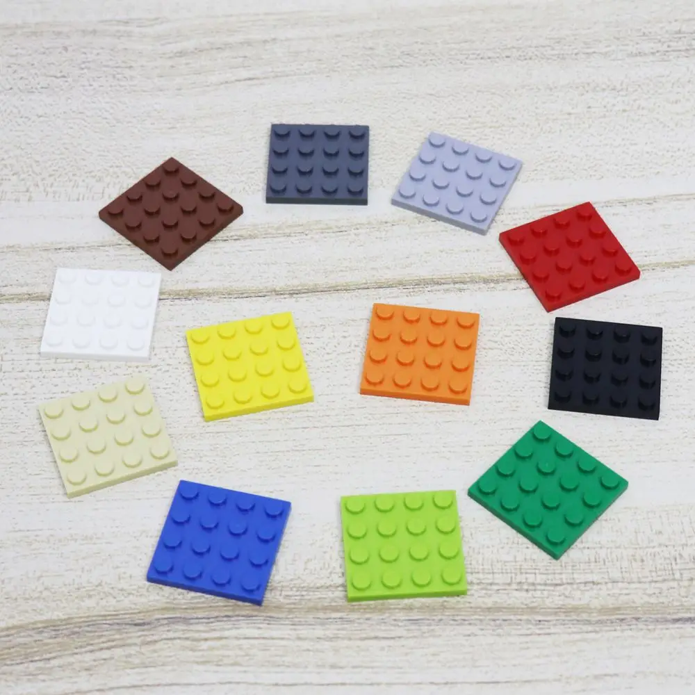 MOC Plate 4x4 DIY развивающий строительный блок кирпичная пластина 3031 сборных частиц