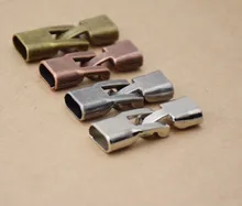 10 teile/los Antike Silber/Bronze Armband Ende Verschlüsse Haken fit 3,5*1,2 cm Flache Leder Armbänder Anschlüsse für DIY Schmuck Machen