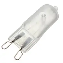 5 шт./лот, супер яркий галогенный светильник G9, 25 Вт/40 Вт/60 Вт, галогенная лампа G9, 220 В, 2800 к, теплый белый, для помещений, прозрачная галогенная лампа G9