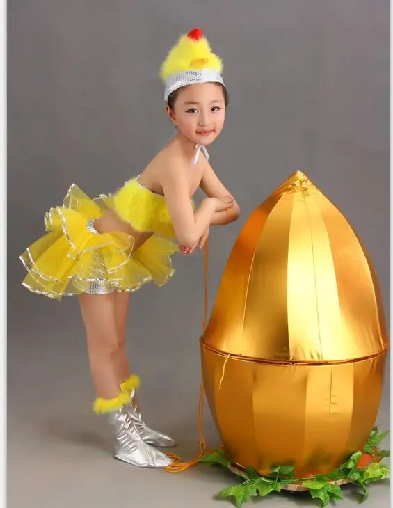 

Children's Animal Stage Chicken Also Crazy Performance Costume Children's Dance Show Children's Dance Dress