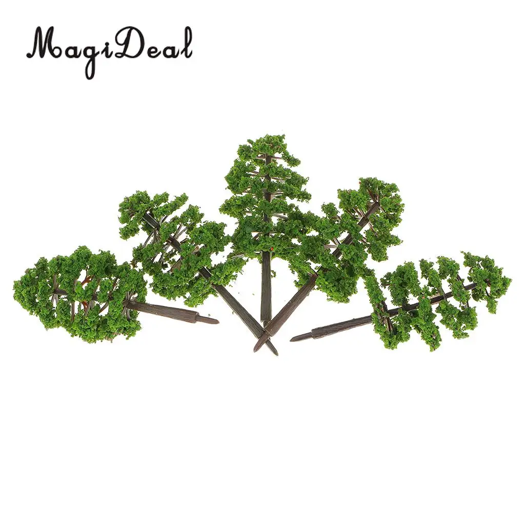 60x Model Trees Layout Train Railway Railroad Garden Architecture Diorama Landscape Scene Scenery 1:150 N Scale