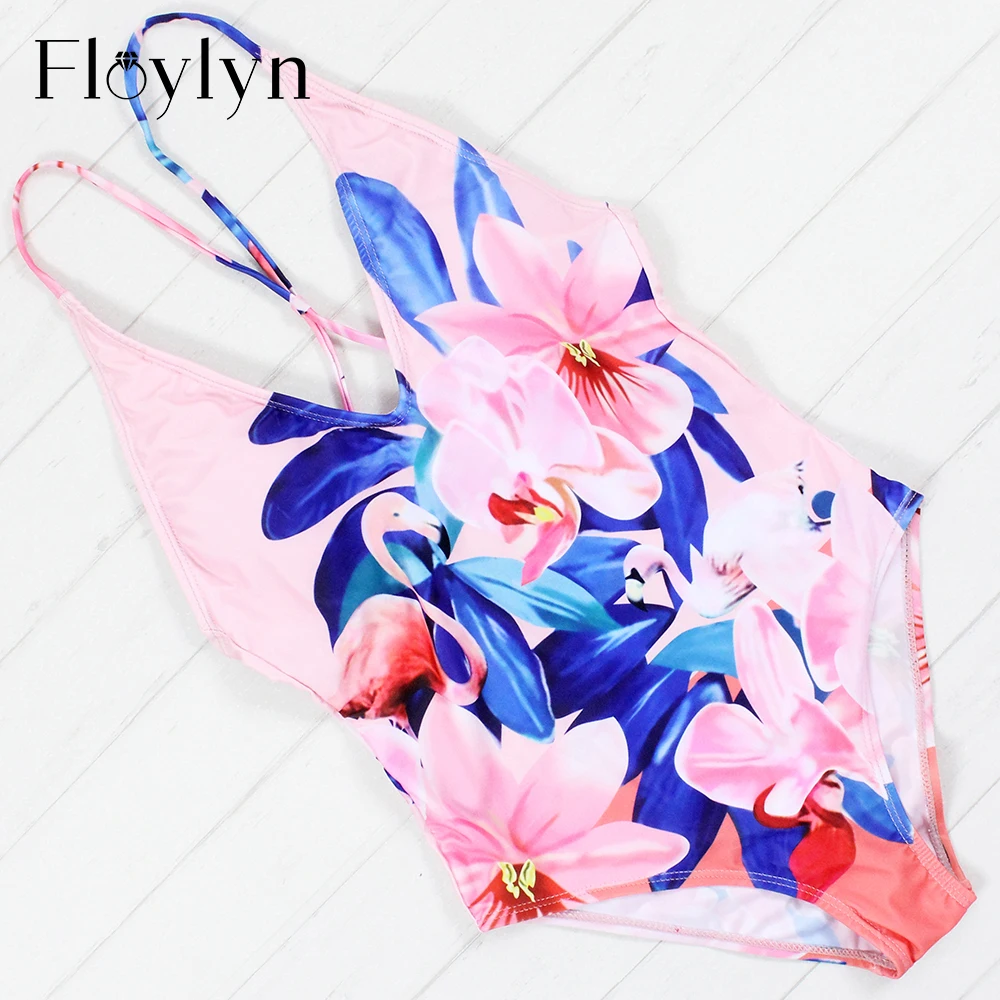Слитный купальник Floylyn женский слитный с высоким вырезом купальный костюм