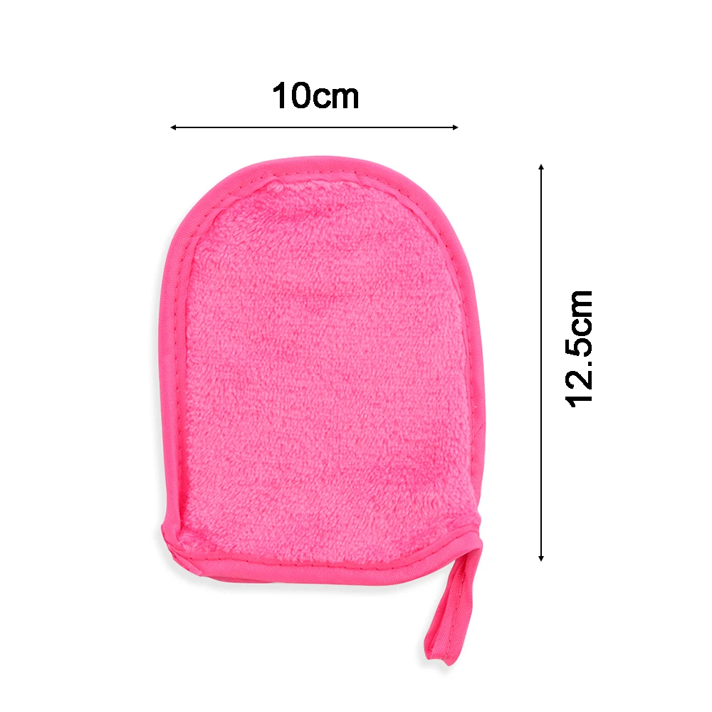 1PC 13*10cm Reusable Microfiber Facial Cloth Face Towel Makeup Remover Cleansing Glove Beauty Face Care Towel Cosmetic Puff