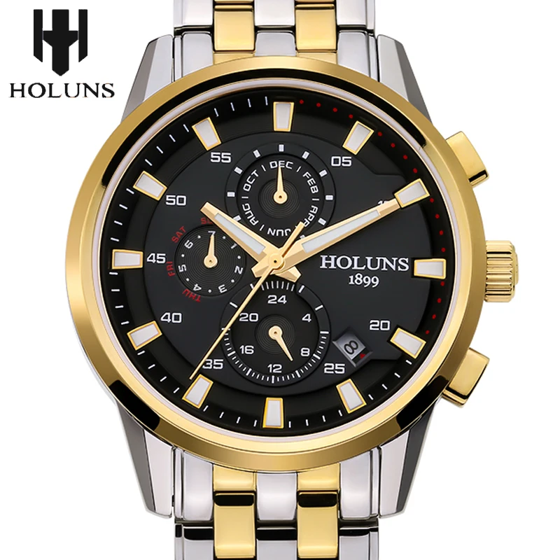

2017 Hot Sale Sapphire Watch Men Reloj New Hao Lun Poetry Male Automatic Mechanical Watch Multifunctional Men Authentic Fashion