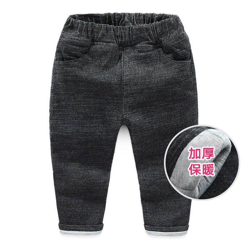 

Baby Solid Color Cotton Trousers Winter Clothes New Boys' Children's Clothes Children's Thickened Long Trousers