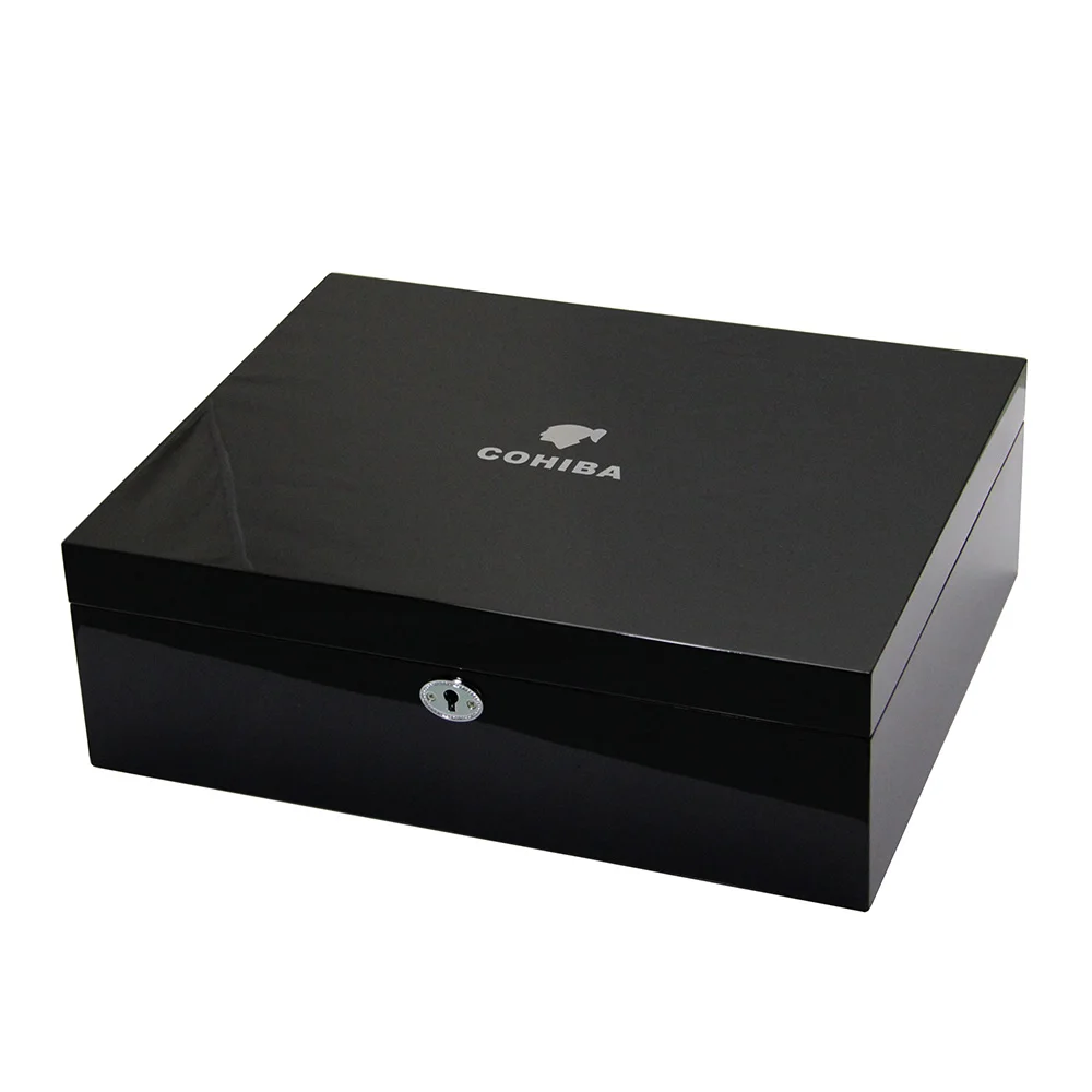 Buy COHIBA Black Gloss Piano Finish Cedar Cigar