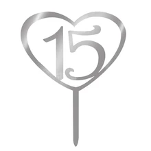 Свадебные торт вставлены карты вечерние Изысканная отделка(любовь и 15