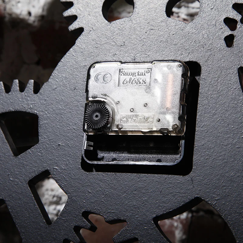 Промышленные часы настенные металлические для украшения интерьера|gear clock|metal art